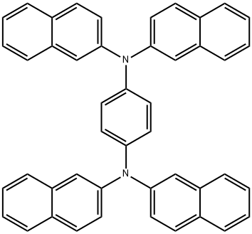 N1,N1,N4,N4-2-萘基-1,4-苯二胺, 144763-44-0, 结构式