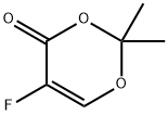 4H-1,3-Dioxin-4-one,5-fluoro-2,2-dimethyl-(9CI) Struktur