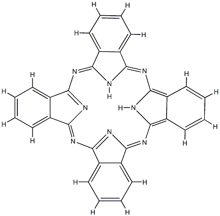 (SP-4-1)-[1,8,15,22-四[2-甲基-1-(1-甲基乙基)丙氧基-29H,31H-酞氰(2-)-N29,N30,N31,N32]铜,144843-25-4,结构式