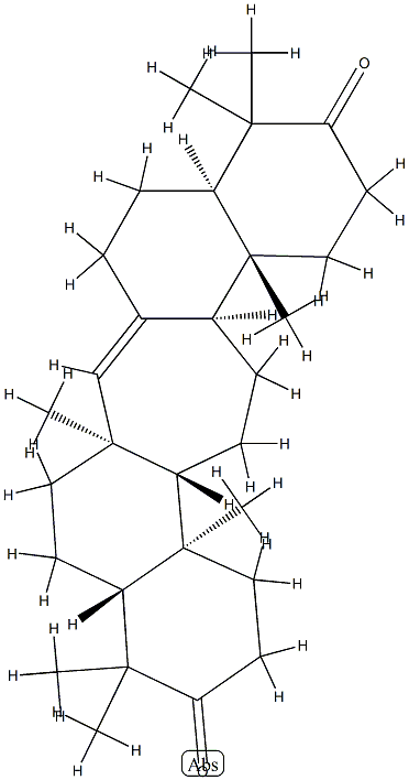 C(14a)-Homo-27-norgammacera-14-ene-3,21-dione 结构式