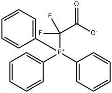 2,2-difluoro-2-triphenylphosphaniumylacetate Structure