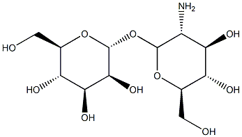 1-O-(2-Amino-2-deoxy-α-D-gluco-hexopyranosyl)-α-D-manno-hexopyranose Structure
