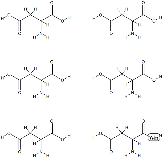 hexaaspartic acid,145224-96-0,结构式