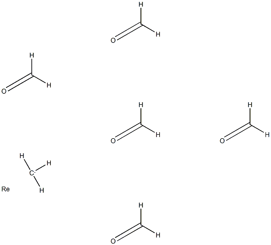 Rhenium,pentacarbonylmethyl-, (OC-6-21)- Structure