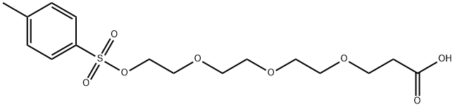 Tos-PEG4-acid 结构式