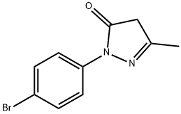2-Bromo-phenyl-3-methyl -1-( 4-bromophenyl ) -3- methyl- 5- pyrazolone Struktur