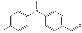 4-((4-氟苯基)(甲基)氨基)苯(甲)醛,1458247-26-1,结构式