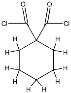 1,1-Cyclohexanedicarbonyl dichloride (9CI) Struktur