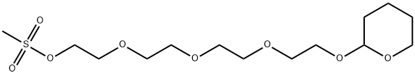 Mes-PEG5- THP Structure