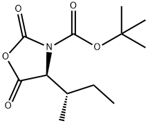 BOC-ILE-N-CARBOXYANHYDRIDE Struktur