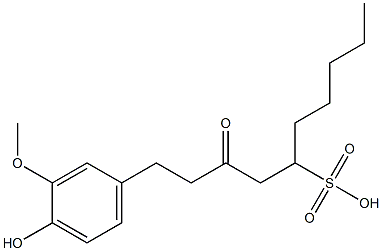 6-gingesulfonic acid Structure