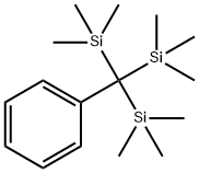 Silane, (phenylmethylidene)tris(trimethyl- Struktur