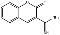 2H-1-Benzopyran-3-carboximidamide,2-oxo-(9CI) Structure
