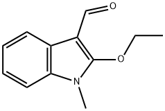 1H-Indole-3-carboxaldehyde,2-ethoxy-1-methyl-(9CI) Structure