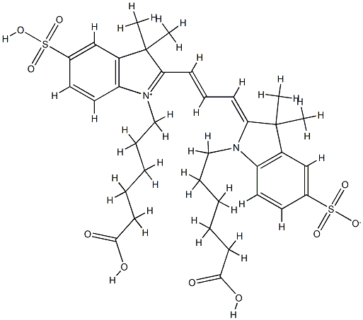 CY3双酸, 146397-17-3, 结构式