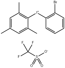 2-Bromophenyl)mesityliodonium triflate Struktur