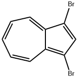 1,3-ジブロモアズレン 化学構造式