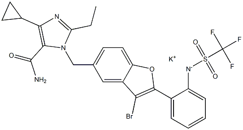 saprisartan potassium 结构式