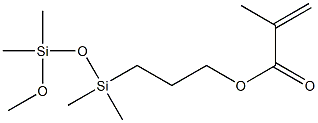 METHACRYLOXYPROPYL TERMINATED POLYDIMETHYLSILOXANE Struktur