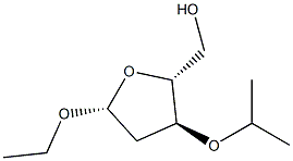 ba-D-erythro-Pentofuranoside, ethyl 2-deoxy-3-O-(1-methylethyl)- (9CI) Struktur