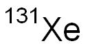 氙气-131XE,14683-11-5,结构式