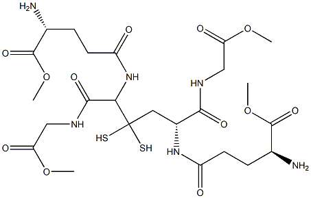 Glutathione DiMethyl Ester Disulfide Dihydrochloride Structure