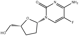 2',3'-dideoxy-beta-5-fluorocytidine Structure
