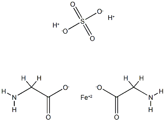 Eisen(2+)sulfat, Verbindung mit Glycin (1:2)