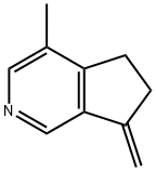 5H-Cyclopenta[c]pyridine,6,7-dihydro-4-methyl-7-methylene-(9CI) Struktur