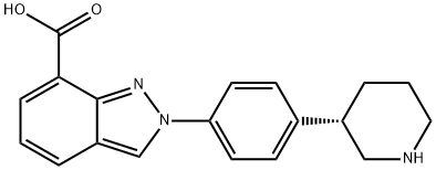 Niraparib metabolite M1 Structure