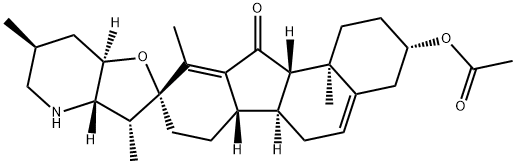 O-Acetyljervine 结构式