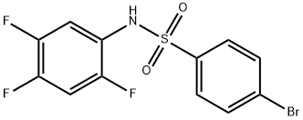 4-溴-N-(2,4,5-三氟苯基)苯磺酰胺, 1480694-08-3, 结构式