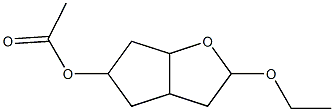 2H-Cyclopenta[b]furan-5-ol,2-ethoxyhexahydro-,acetate,[2S-(2alpha,3abta,5alpha,6abta)]-(9CI) Struktur
