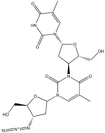 齐多夫定USP杂质G 结构式