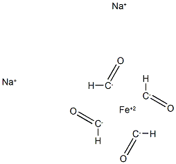 四羰基铁酸二钠, 14878-31-0, 结构式