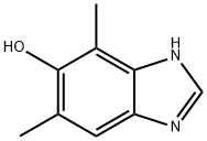 1H-Benzimidazol-5-ol,4,6-dimethyl-(9CI) Struktur