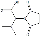 2-(2,5-二氧代-2,5-二氢-1H-吡咯-1-基)-3-甲基丁酸, 148991-43-9, 结构式
