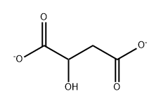 2-ヒドロキシスクシナート 化学構造式
