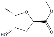 L-lyxo-Hexonic acid, 2,5-anhydro-3,6-dideoxy-, methyl ester (9CI) Struktur