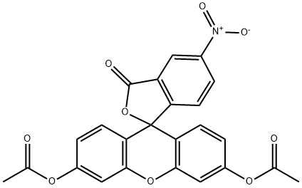 5-硝基-二乙酸荧光素, 14926-29-5, 结构式