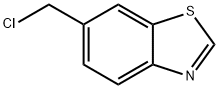 6-(Chloromethyl)benzothiazole 化学構造式