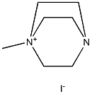 4-Aza-1-azoniabicyclo[2.2.2]octane,1-methyl-, iodide (1:1) Structure