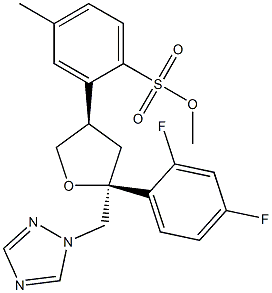 泊沙康唑非对映异构体中间体5,149809-42-7,结构式