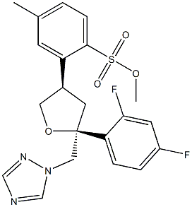 Posaconazole DiastereoisoMer interMediate 5 Structure