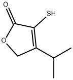 2(5H)-Furanone,3-mercapto-4-(1-methylethyl)-(9CI) Structure