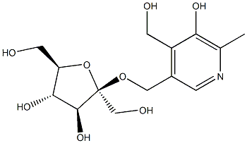 5'-O-fructofuranosylpyridoxine Structure