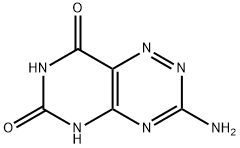3-amino-2,4,5,8,10-pentazabicyclo[4.4.0]deca-2,4,11-triene-7,9-dione 结构式