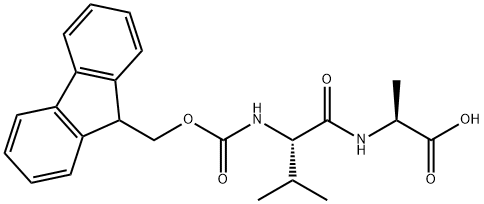 Fmoc-Val-Ala-OH Structure