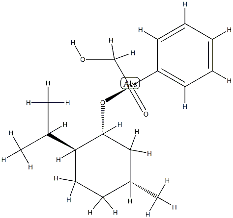 (SP)-羟基甲基苯基次膦酸[(-)-(1R,2S,2R)-2-异丙基-5-甲基环己醇]酯, 1508260-88-5, 结构式