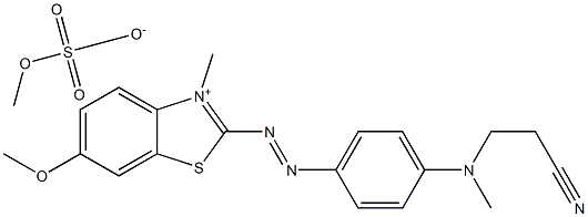 Basic Blue 162 化学構造式